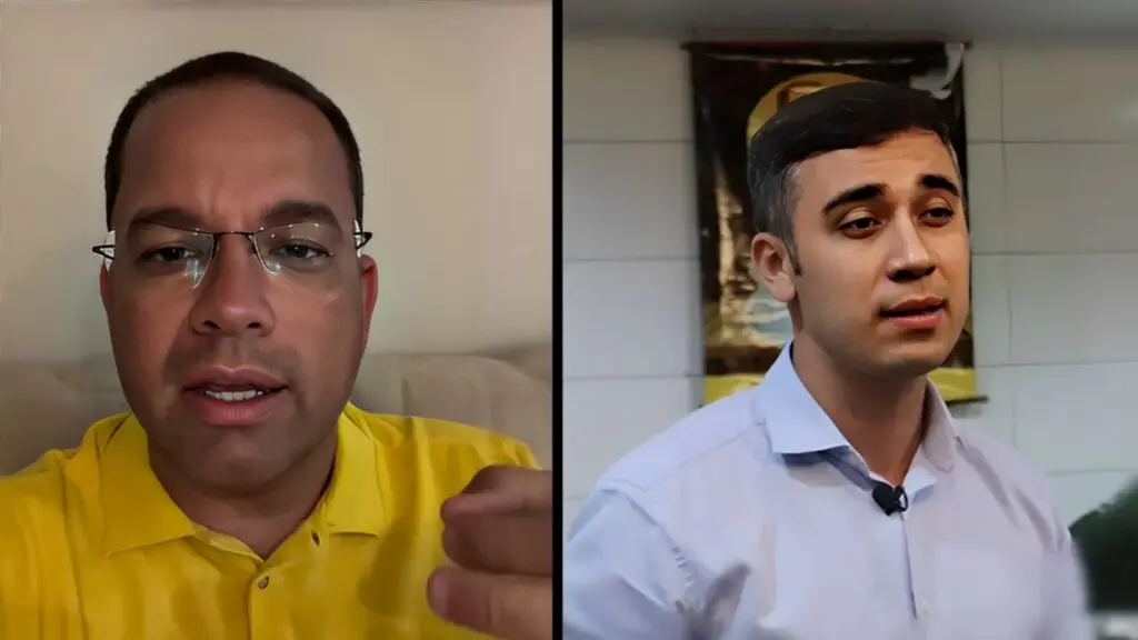 Igor Elson volta atrás e declara voto contra Weverson Meireles no segundo turno na Serra Igor Elson e Weverson Meireles - (Foto: Reprodução Instagram)