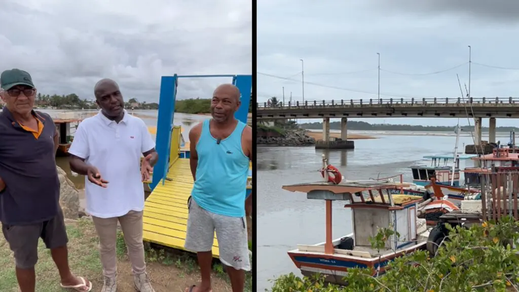 Pescadores de Nova Almeida pedem urgência na construção de píer e dragagem do Rio Reis Magos
