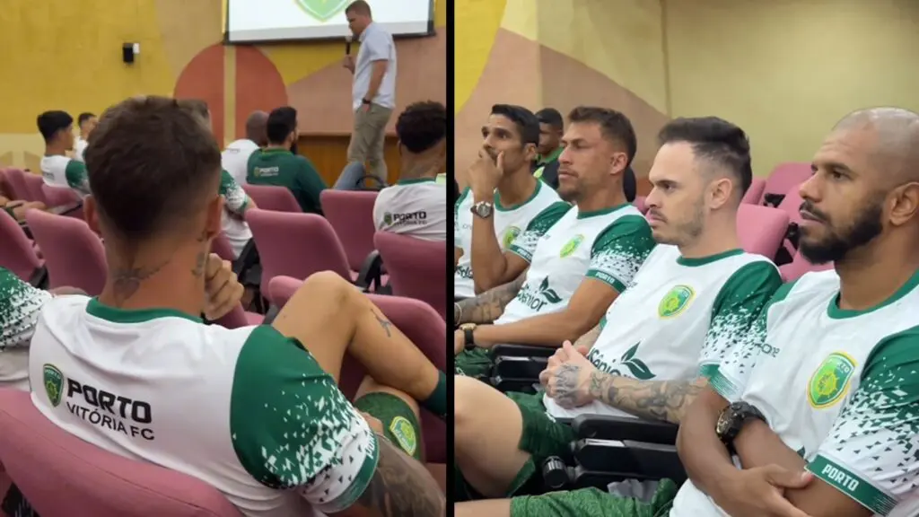Elenco do Porto Vitória se apresenta e já inicia preparação para a temporada 2025