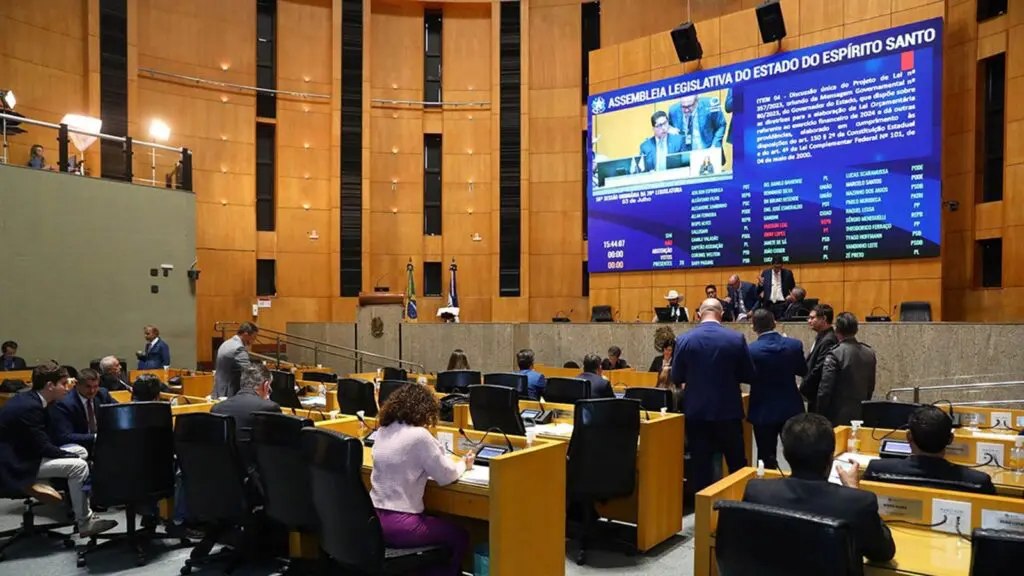 ALES inicia tramitação do orçamento 2025 com R$ 29,5 bilhões em investimentos prioritários Assembleia Legislativa inicia tramitação do orçamento 2025 com R$ 29,5 bilhões em investimentos prioritários
