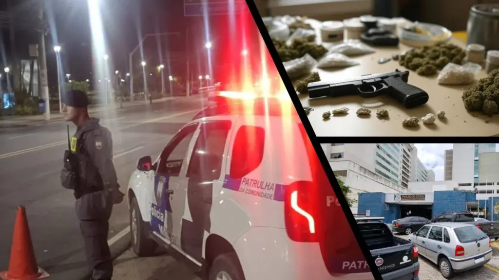 Polícia Militar apreende arma de fogo e drogas durante ações em bairros da Serra Polícia Militar realiza operações e apreende arma e drogas na Serra
