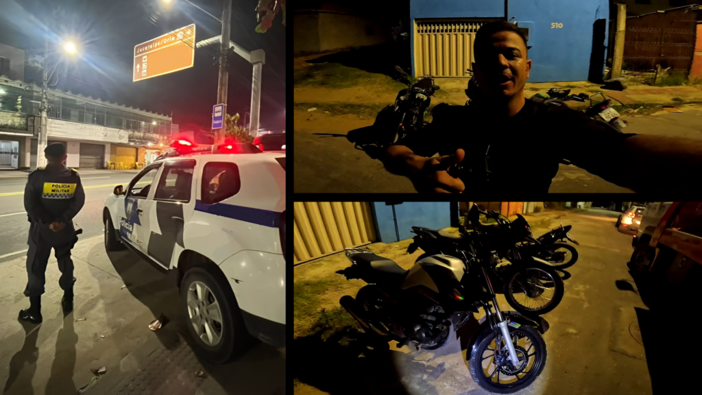 Perseguição termina em tiros e descoberta de desmanche de motos clandestino na Serra