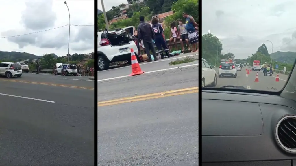 Motorista passa mal na Serra e morre após capotar carro na BR-101