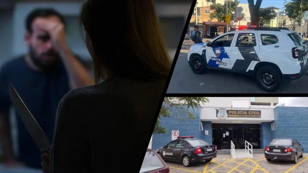 Mulher esfaqueia marido e tenta impedir resgate após crise de ciúmes na Serra Mulher esfaqueia marido e tenta impedir seu resgate na Serra.