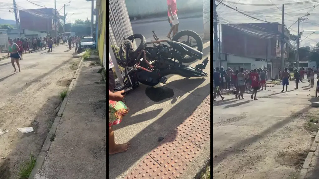 Criança fica gravemente ferida após acidente entre carro e moto no bairro Planalto Serrano Motorista alcoolizado se envolve em acidente com moto e deixa criança em estado grave em Planalto Serrano