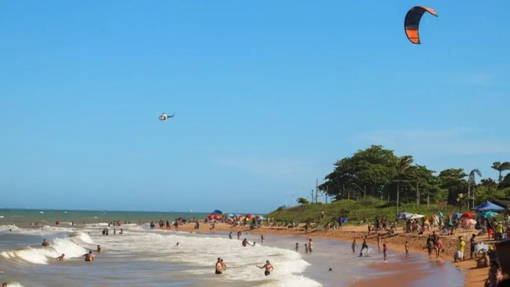 Balneabilidade das praias na Serra: 20 dos 26 pontos estão próprios para banho