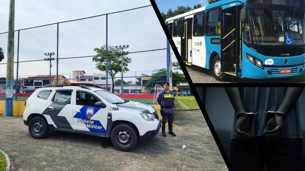 Sujeito é preso em flagrante após assalto a ônibus do sistema Transcol na Serra