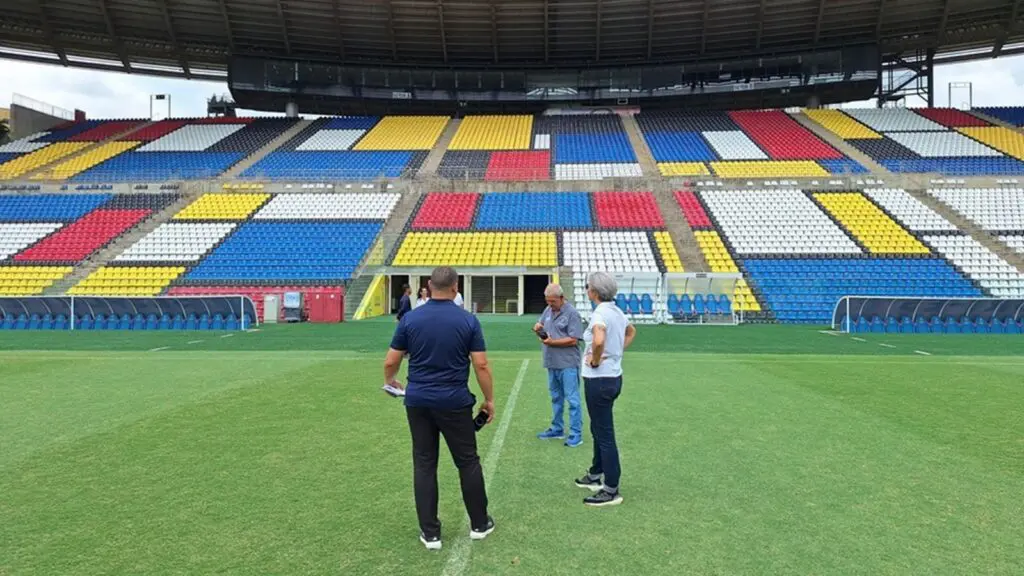 FIFA avalia estádio Kleber Andrade como possível centro de treinamento para a Copa do Mundo Feminina 2027 FIFA avalia estádio Kleber Andrade como possível centro de treinamento para a Copa do Mundo Feminina 2027