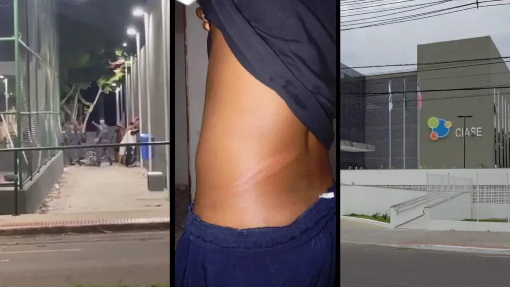 Vídeo: PM é flagrado agredindo adolescente durante abordagem em praça na Serra Vídeo: Adolescente é agredido durante abordagem da Polícia Militar, tenta fugir e é detido na Serra