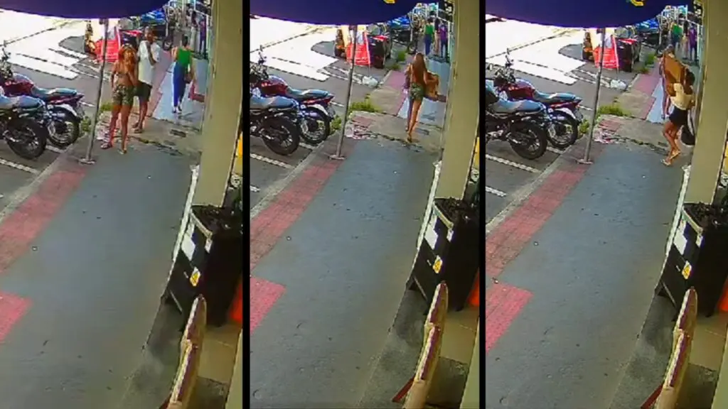 Vídeo: mulheres furtam TVs de loja em plena luz do dia na Serra Câmera de segurança flagra quadrilha fazendo a limpa em loja na Serra.