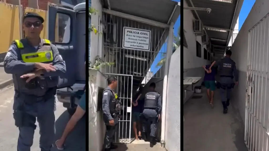 Suspeito de incendiar ônibus na Serra é preso rapidamente pela Polícia Militar Sargento Maurício acompanha prisão de suspeito de ataque a coletivo em Feu Rosa, na Serra-ES