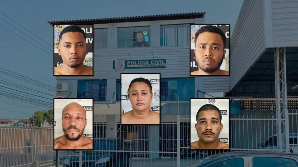 Polícia Civil apresenta os acusados de tentativa de latrocínio contra turistas em Jacaraípe