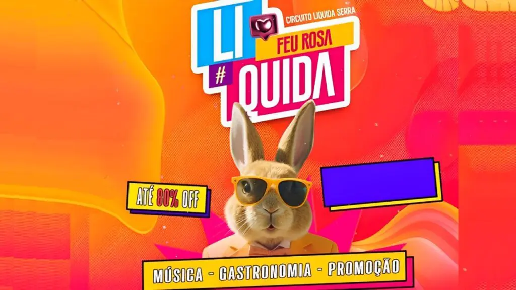 liquida mais serra oferece até 80% de desconto em Feu Rosa
