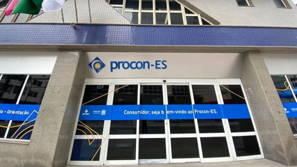Procon-ES oferece novo canal virtual para registro de denúncias Fachada do PROCON ES