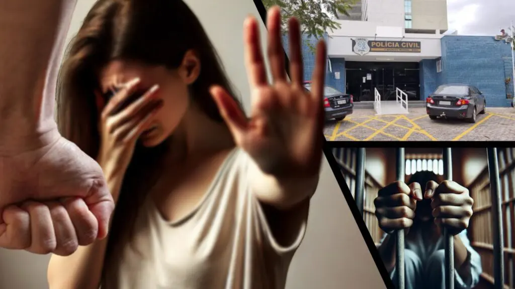 Homem agride companheira em frente à delegacia na Serra