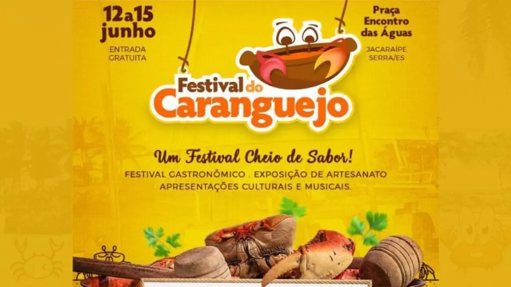 Festival do Caranguejo começa nesta quinta em Jacaraípe
