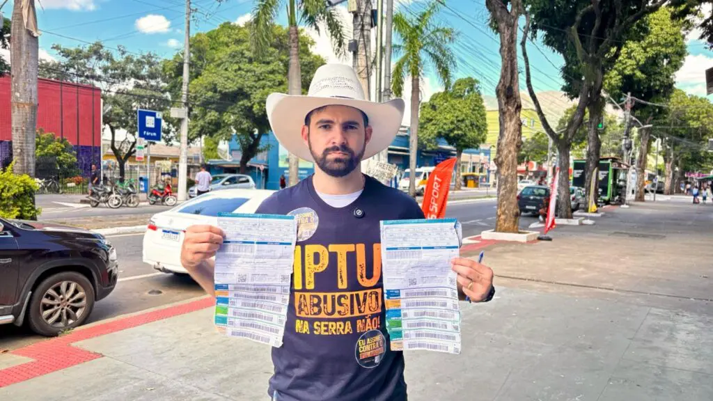 Pablo Muribeca inicia mobilização nas ruas contra aumento do IPTU 2025 na Serra Pablo Muribeca inicia mobilização contra o aumento de IPTU 2025 em Serra-sede