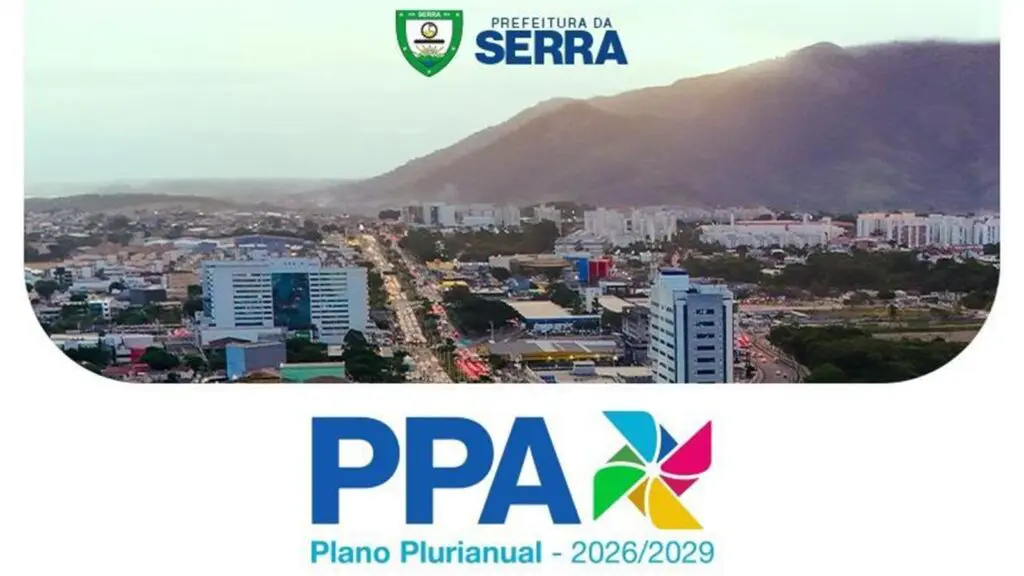 Vista aérea de Laranjeiras, Serra-ES