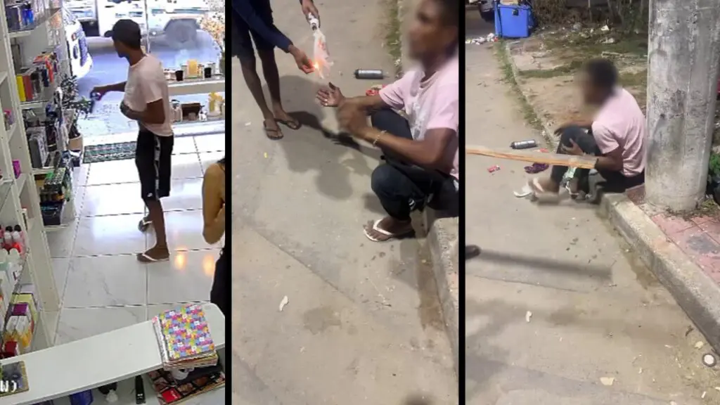 Traficantes espancam homem após furto a loja na Serra