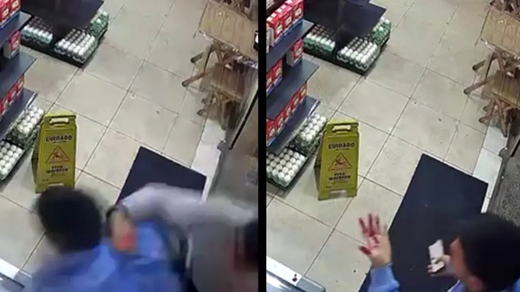 Comerciante é esfaqueado por rival em padaria na Serra