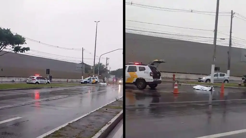 Motociclista de aplicativo com passageira na garupa morre após colidir com carro na Serra Motociclista de aplicativo morre após supostamente avançar o sinal em cruzamento na Serra