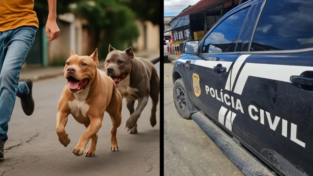 Jovem é atacado por três pitbulls ao voltar do trabalho na Serra