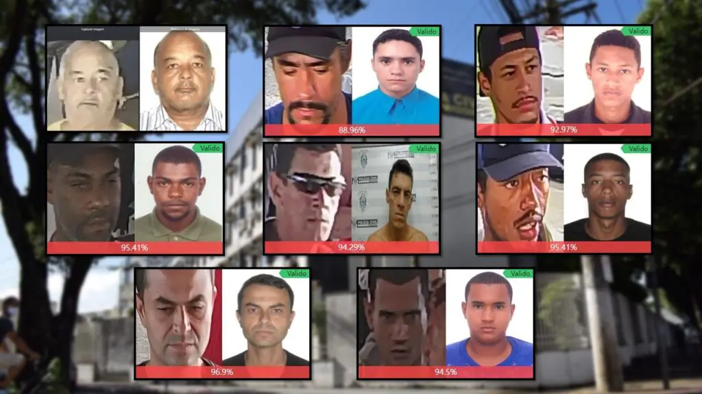 Reconhecimento facial prende 10 foragidos em um dia no ES