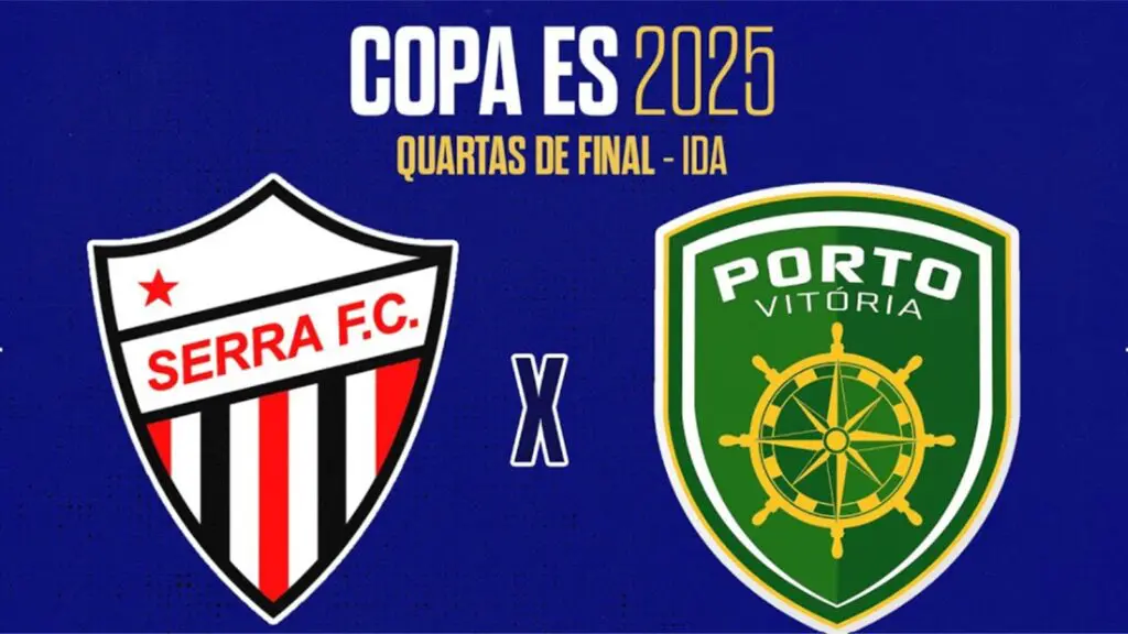 Serra x Porto Vitória se enfrentam pelas quartas de final da Copa ES; veja horários e onde assistir
