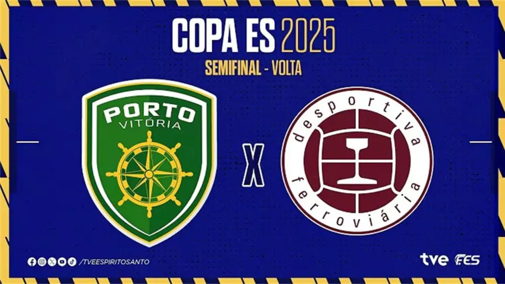 Porto Vitória e Desportiva se enfrentam em busca da vaga na final da Copa ES; veja horários e onde assistir Porto Vitória e Desportiva se enfrentam em busca da vaga na final da Copa ES; veja horários e onde assistir
