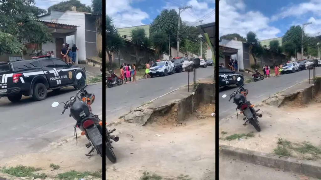 Fachada de casa onde mulher foi encontrada morta na Avenida Manoel Jacinto da Silva, no bairro Vista da Serra, na Serra.