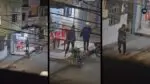 Momento que traficantes tocam terror em um comercio no Bairro das Laranjeiras, em Jacaraípe.