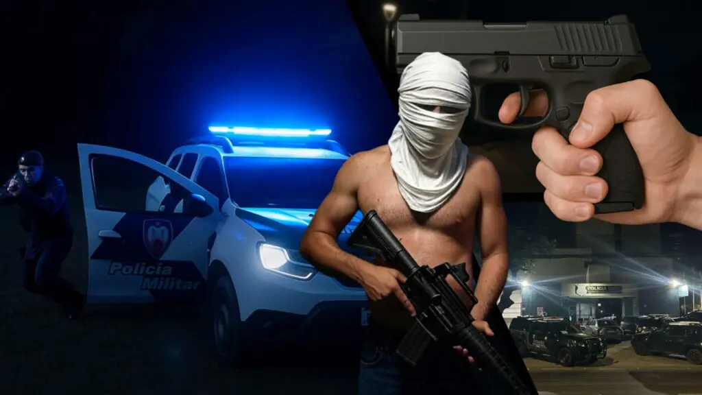 PM flagra tribunal do tráfico e apreende arma após confronto na Serra Polícia Militar evita execução, troca tiros com traficantes, mas não encontra vítima na Serra