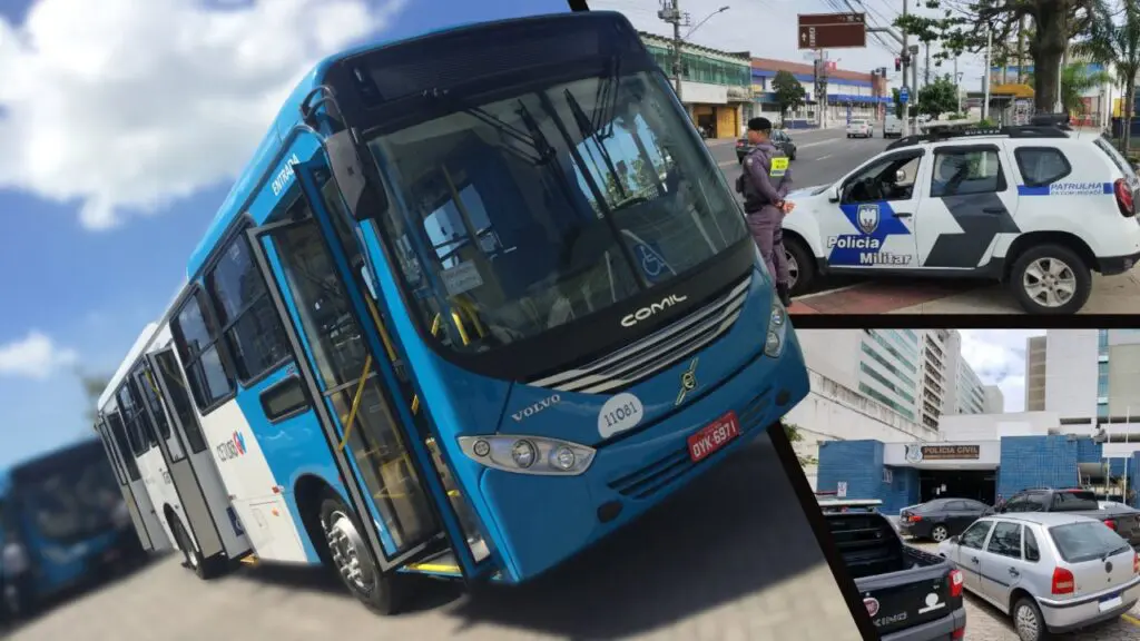 Homem é preso por descumprir medida ao ameaçar a ex no Terminal de Laranjeiras PM prende sujeito após descumprimento de medida protetiva e ameaça contra ex-companheira na Serra