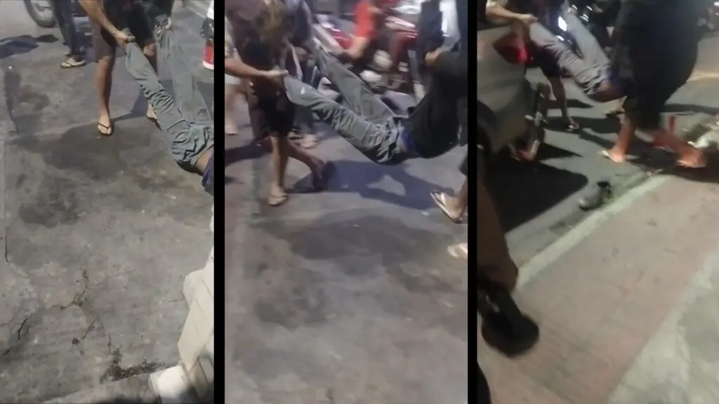 Jovem é baleado ao voltar do trabalho na Serra Vítima sendo socorrida após ser baleada no bairro São Marcos, na Serra.