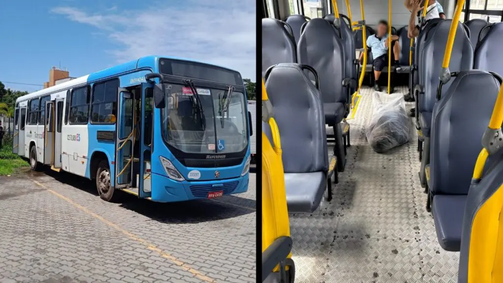 O corpo foi encontrado após o motorista encerrar a viagem no terminal de Jacaraípe.