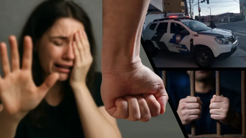 Sujeito é preso após agredir e ameaçar a companheira e filho na Serra