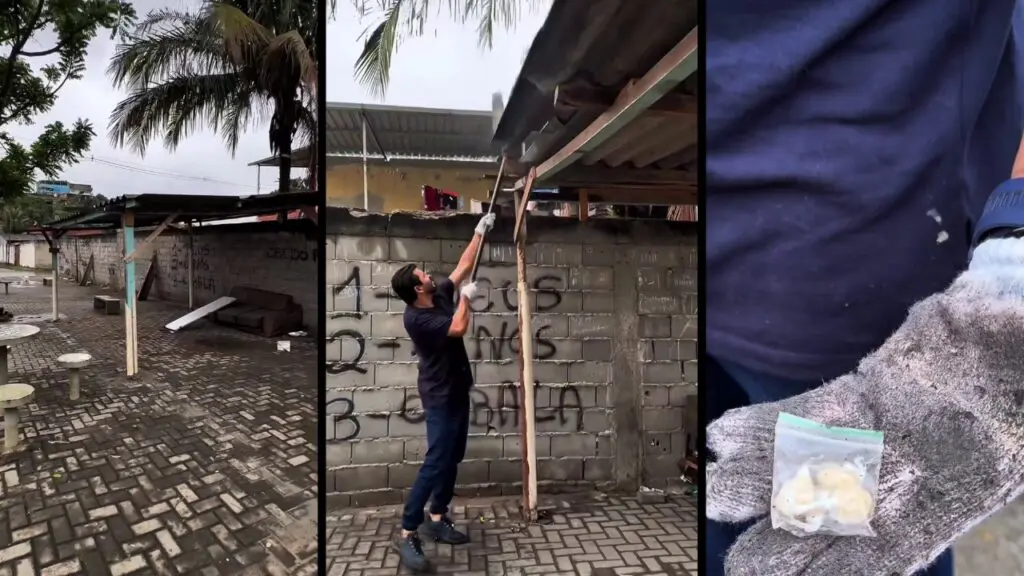 Vereador destrói ponto de tráfico de drogas após denúncias na Serra