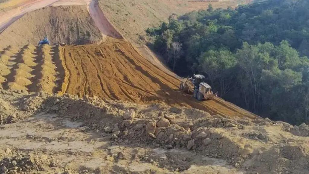 Contorno de São Domingos entra em nova fase com início da fundação de viadutos