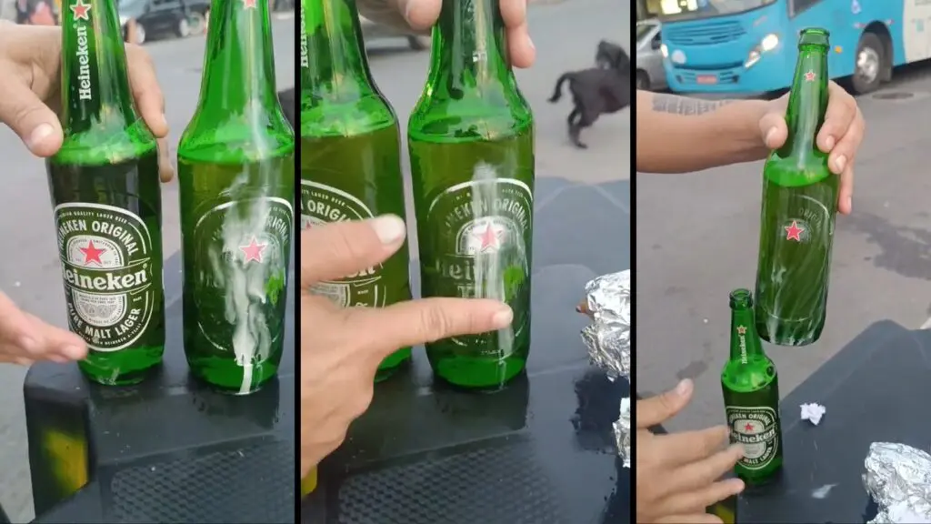 Heineken esclarece vídeo gravado na Serra: desgaste da tinta em garrafas retornáveis é normal e não indica falsificação
