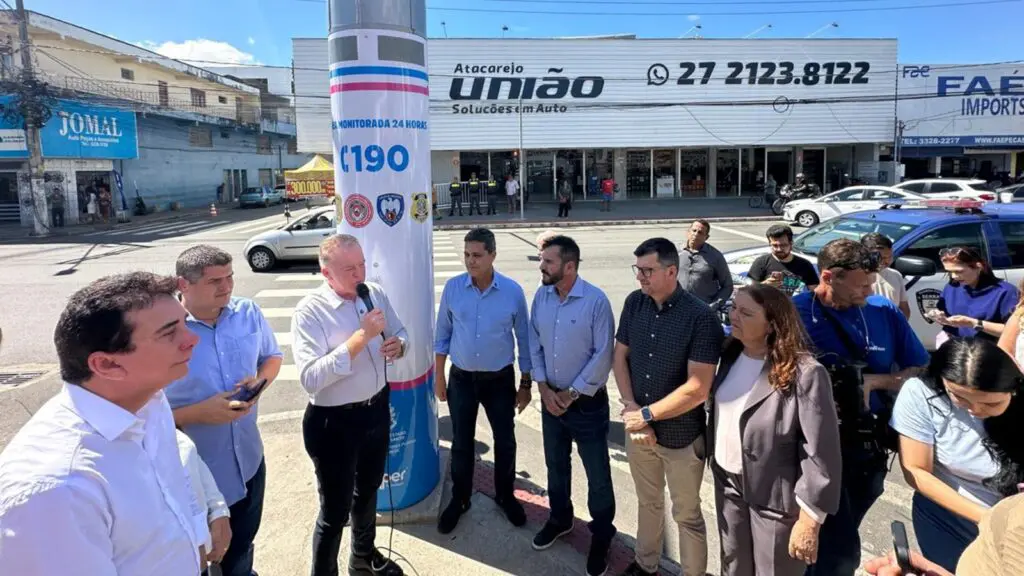 Novos totens reforçam a segurança em bairros da Serra com tecnologia e monitoramento integrado