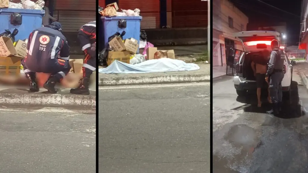 Idoso é preso em flagrante após matar mulher no meio da rua na Serra Mulher é morta a facadas após discussão com idoso na Serra