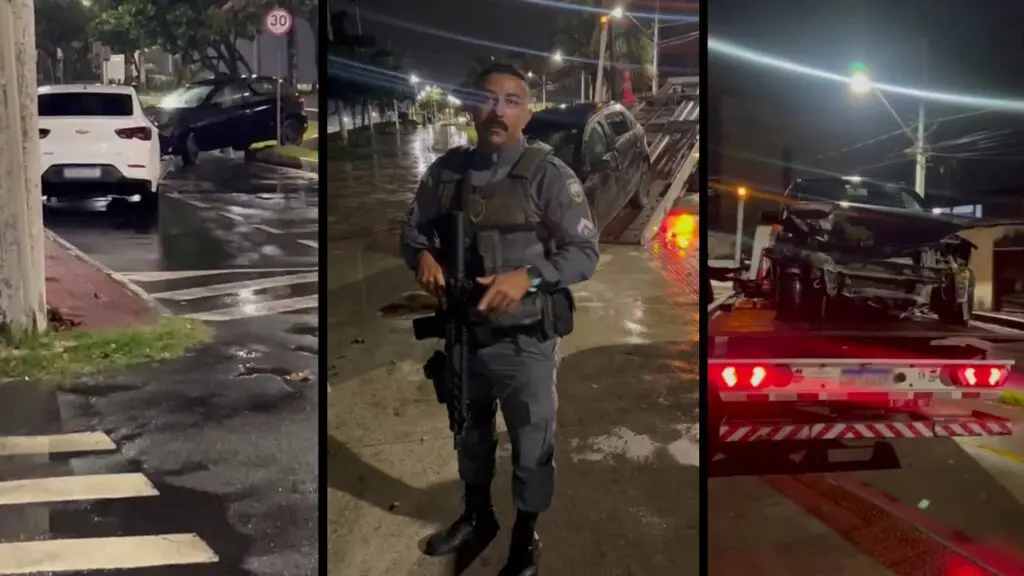 Motorista embriagado e sem habilitação causa acidente e é preso na Serra