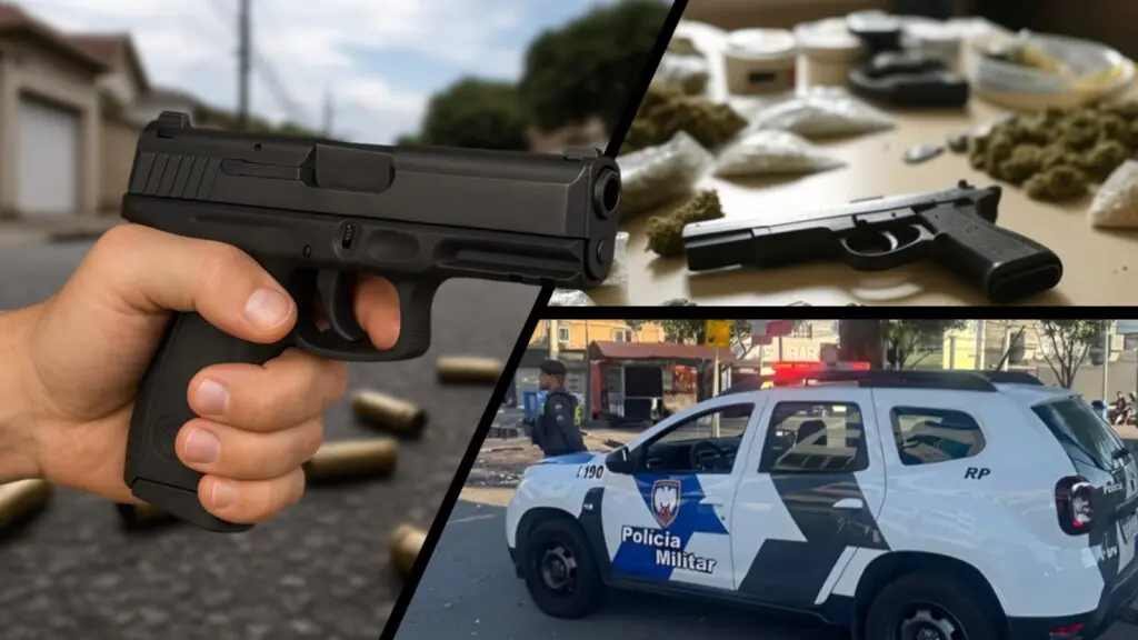 Suspeitos trocam tiros com policiais militares durante ação na Serra