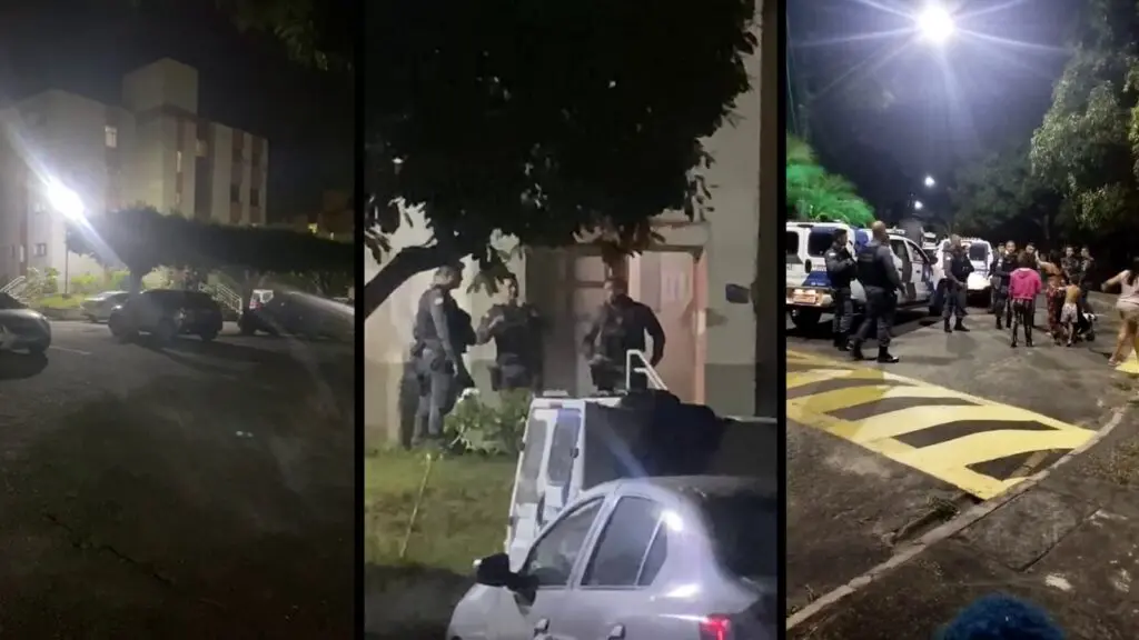 Denúncia de tráfico termina em confusão e sujeito armado é detido em condomínio da Serra