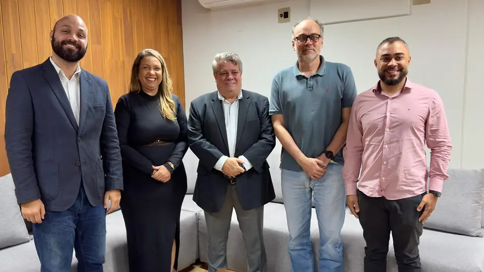 Na foto Fabrício Pancotto, Letícia Coelho, Eustáquio de Castro, Patrício Pires, Gustavo Cardoso.