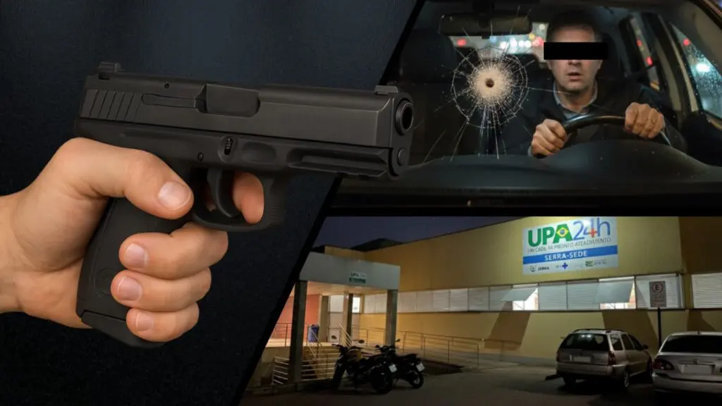 Tentativa de latrocínio termina com disparo e correria na Serra