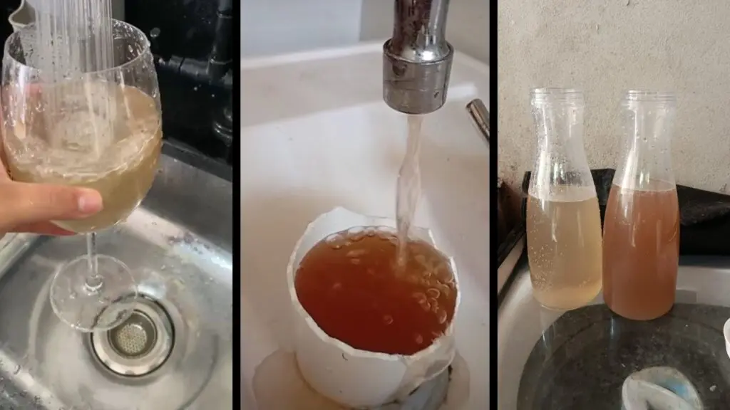 Moradores denunciam água escura e forte odor de esgoto em bairros da Serra