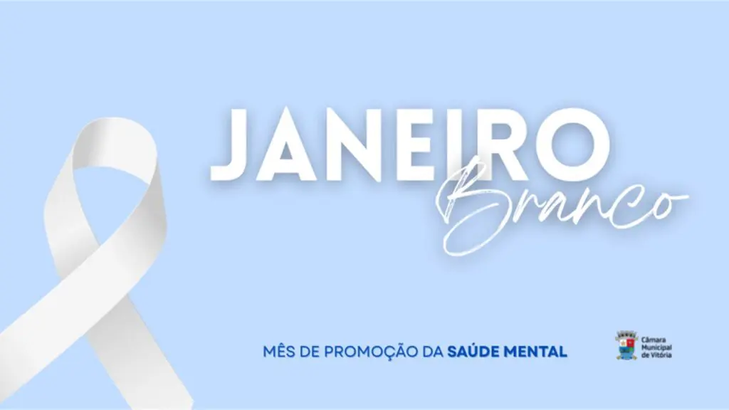 Câmara de Vitória adere à campanha Janeiro Branco e reforça cuidado com a saúde mental CMV adere à campanha Janeiro Branco e reforça cuidado com a saúde mental em Vitória