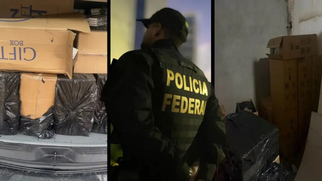 Operação Sem Filtro: PF apreende 8 mil maços de cigarros ilegais na Serra