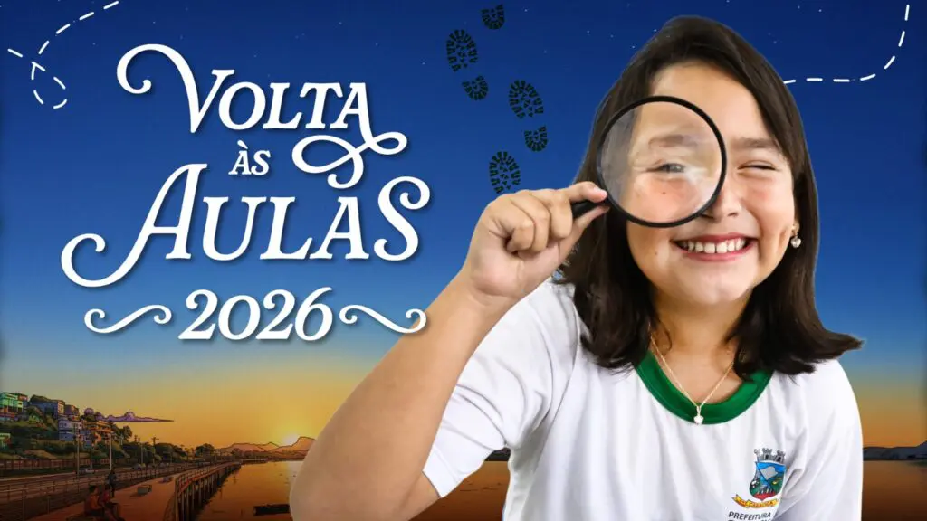 Estudante da rede municipal de Cariacica com material e uniforme na abertura do ano letivo 2026 em Cariacica